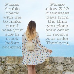 Please contact us first before ordering.